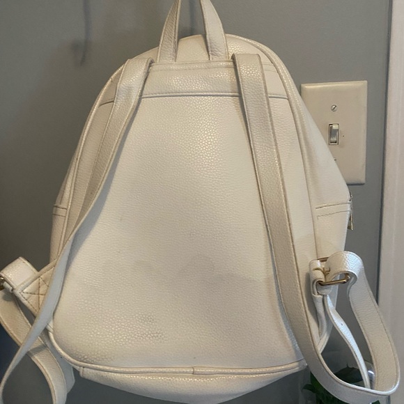 Forever 21 white mini backpack with gold hardware - Picture 2 of 4
